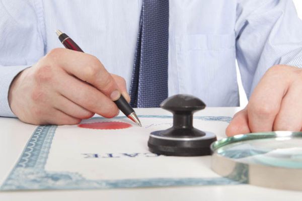 Công chứng văn bản phân chia